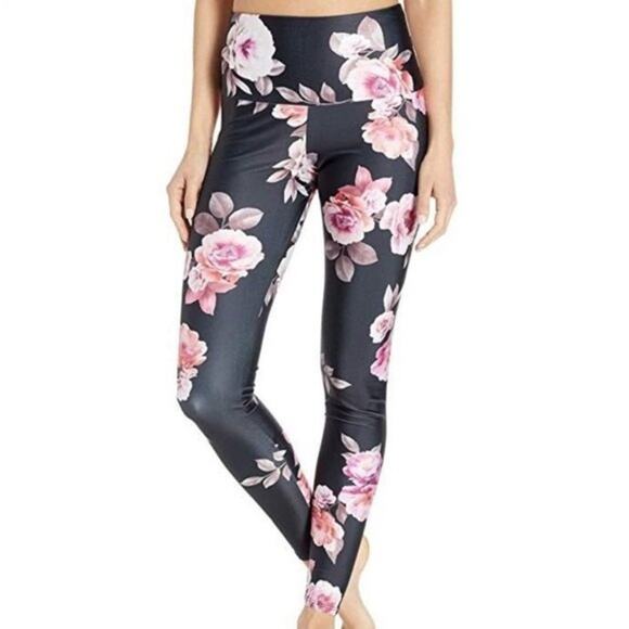 Onzie High-Rise Floral Leggings Size XS - Picture 1 of 6